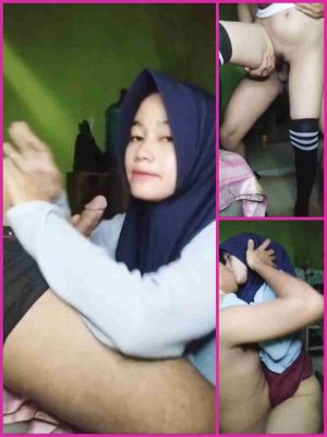 Hijab manis kekasih seronok selepas work office